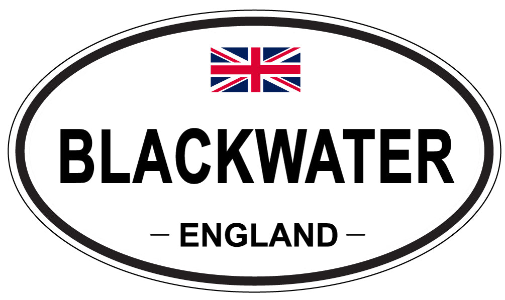 BLACKWATER, ENGLAND - Oval Sticker