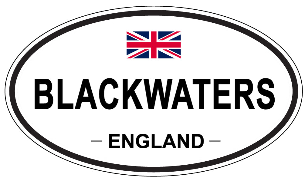 BLACKWATERS, England - Oval Magnet