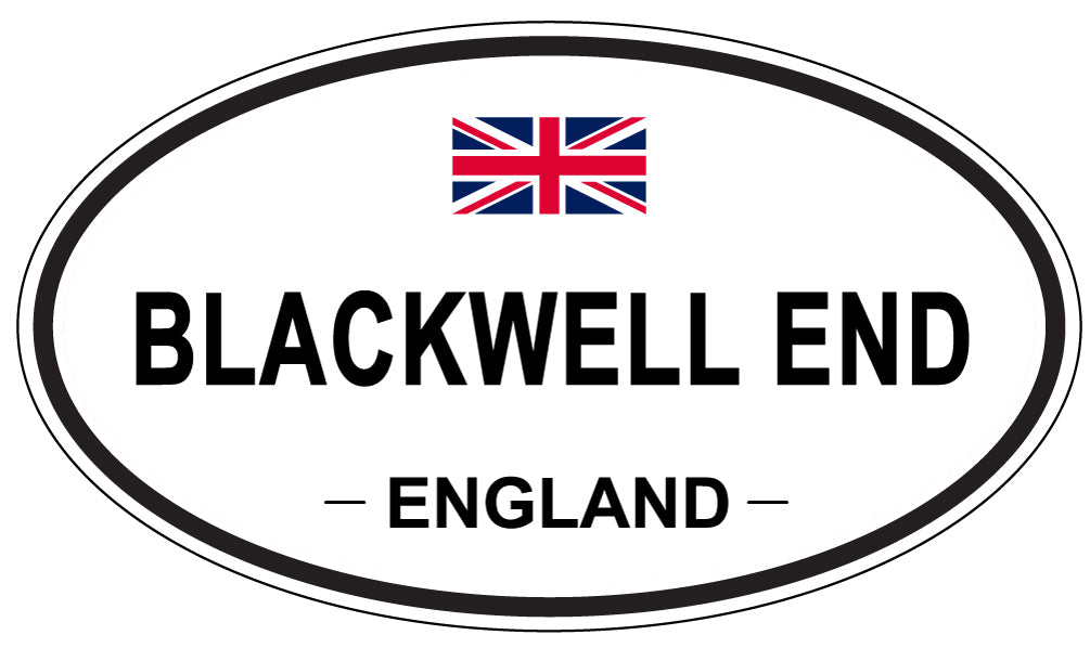 BLACKWELL END, ENGLAND - Oval Sticker