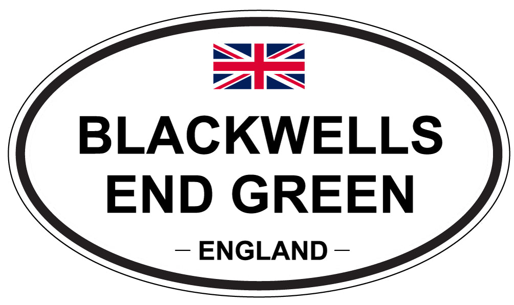 BLACKWELLS END GREEN, ENGLAND - Oval Sticker