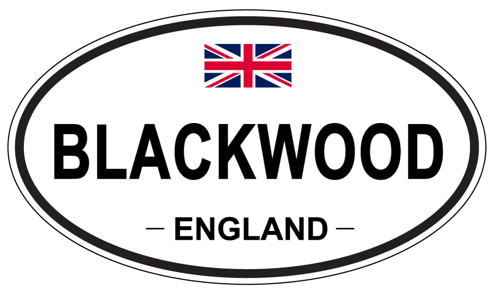 BLACKWOOD, ENGLAND - Oval Sticker