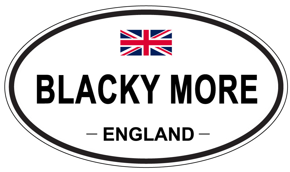 BLACKY MORE, England - Oval Magnet
