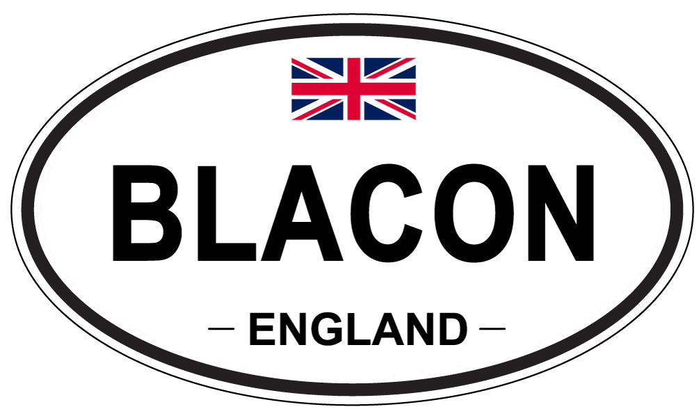 BLACON, England - Oval Magnet