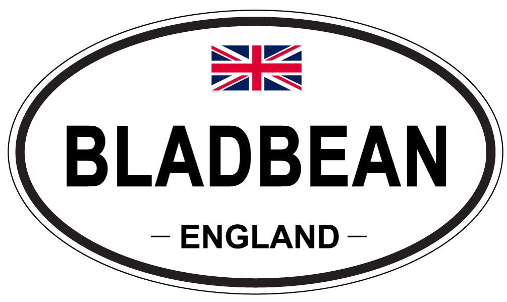 BLADBEAN, England - Oval Magnet