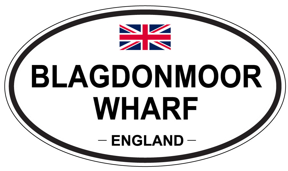 BLAGDONMOOR WHARF, England - Oval Magnet