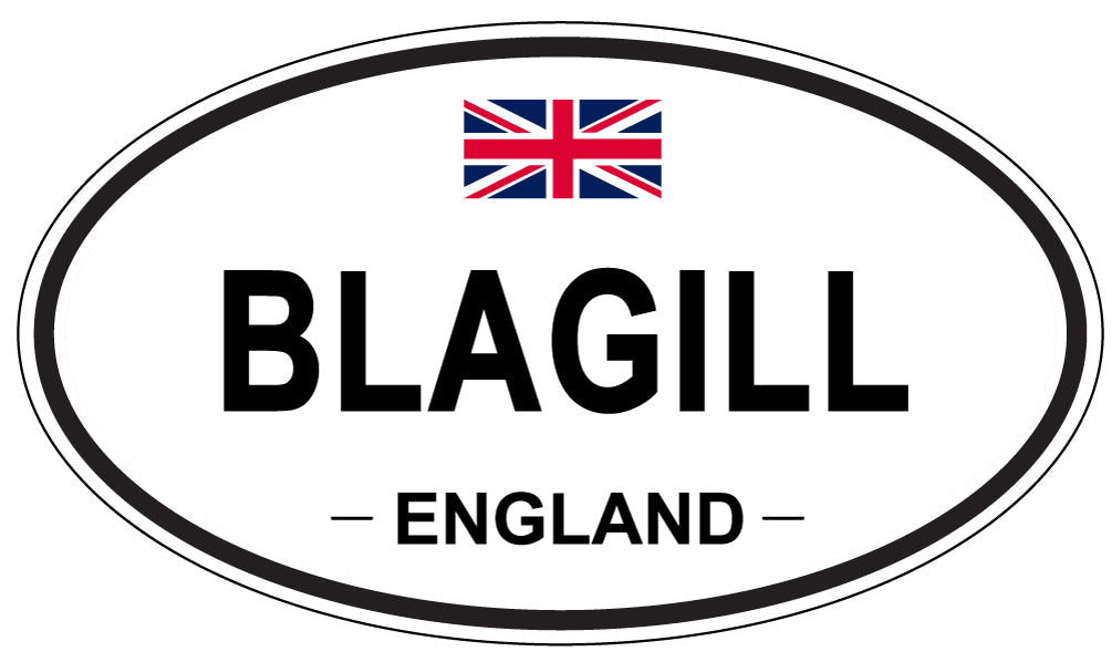 BLAGILL, England - Oval Magnet