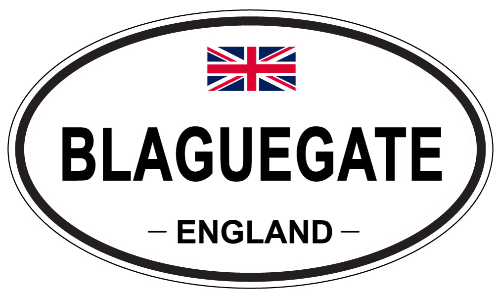 BLAGUEGATE, England - Oval Magnet