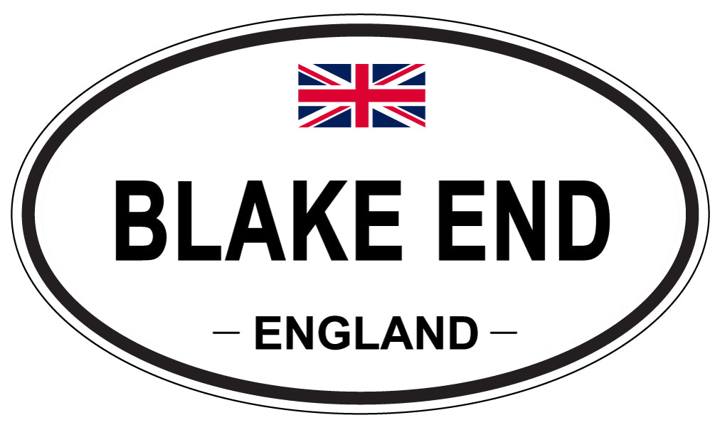 BLAKE END, ENGLAND - Oval Sticker