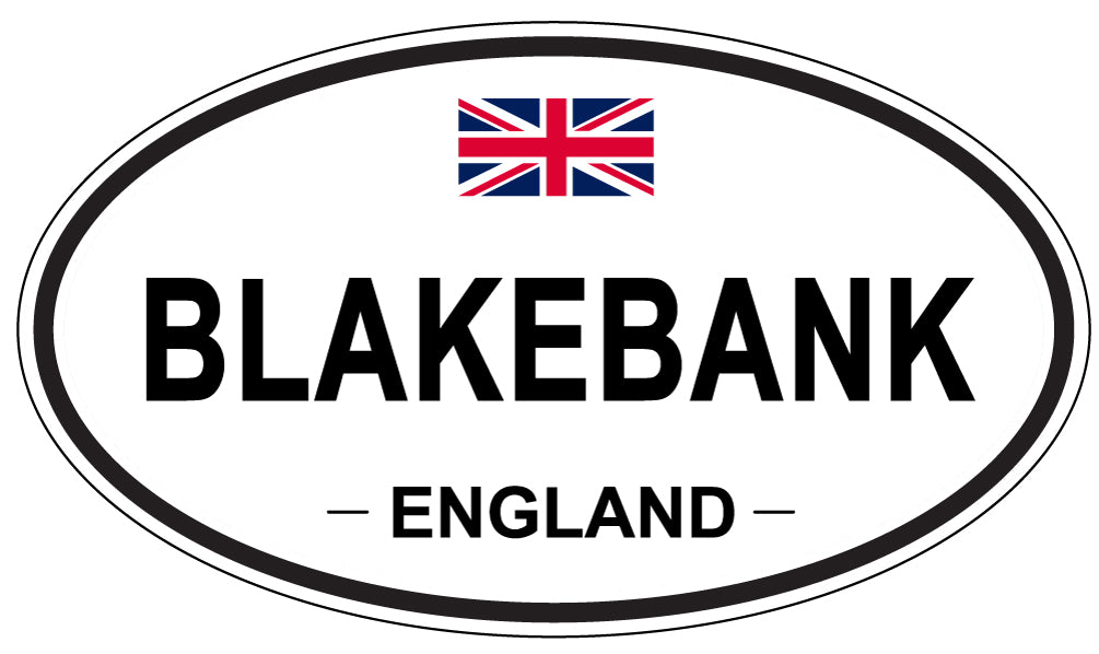 BLAKEBANK, England - Oval Magnet