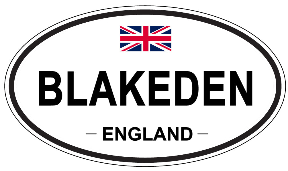 BLAKEDEN, England - Oval Magnet