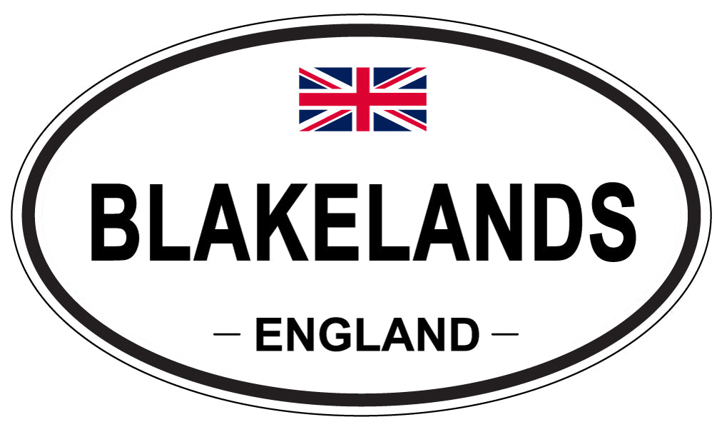 BLAKELANDS, England - Oval Magnet