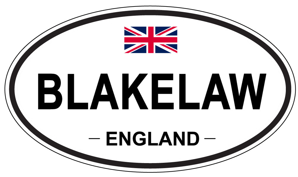 BLAKELAW, England - Oval Magnet