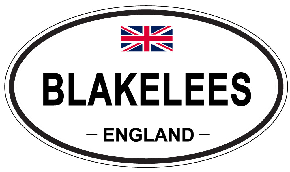 BLAKELEES, ENGLAND - Oval Sticker