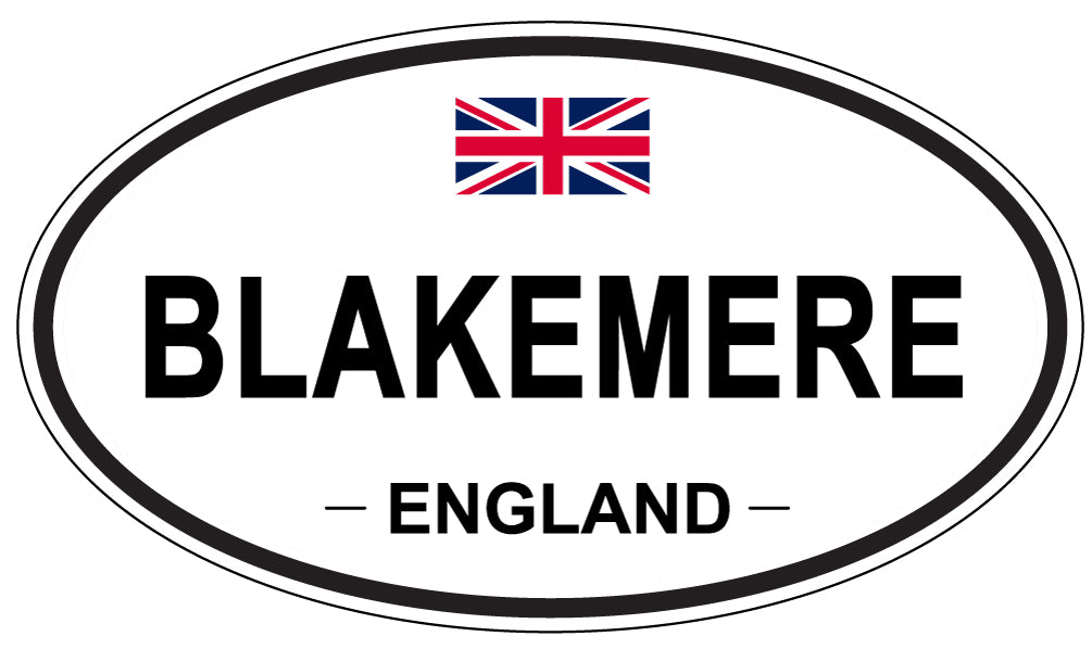 BLAKEMERE, ENGLAND - Oval Sticker