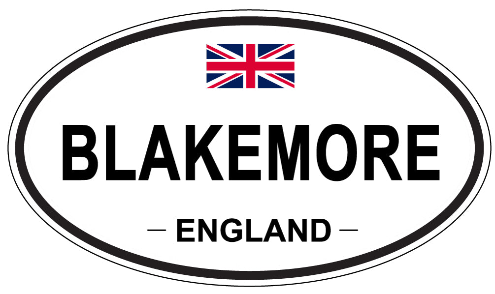 BLAKEMORE, ENGLAND - Oval Sticker