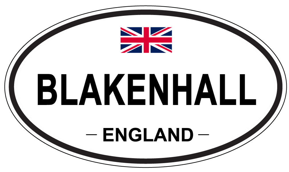 BLAKENHALL, ENGLAND - Oval Sticker