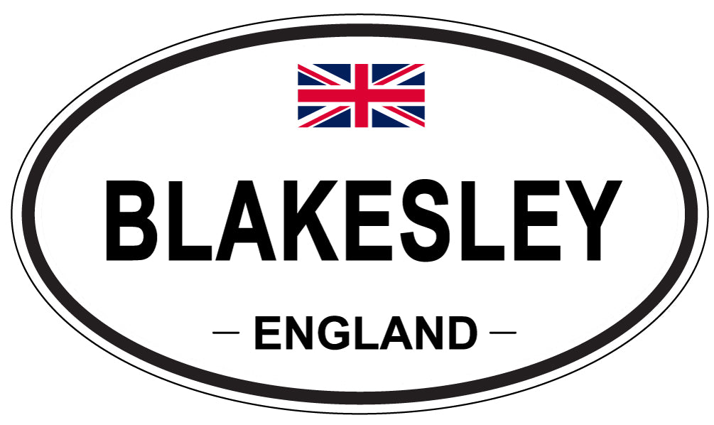 BLAKESLEY, England - Oval Magnet
