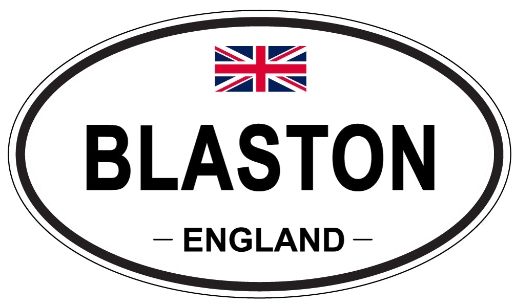 BLASTON, England - Oval Magnet