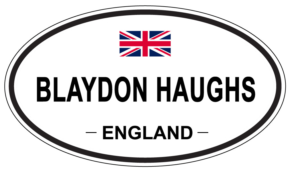 BLAYDON HAUGHS, England - Oval Magnet