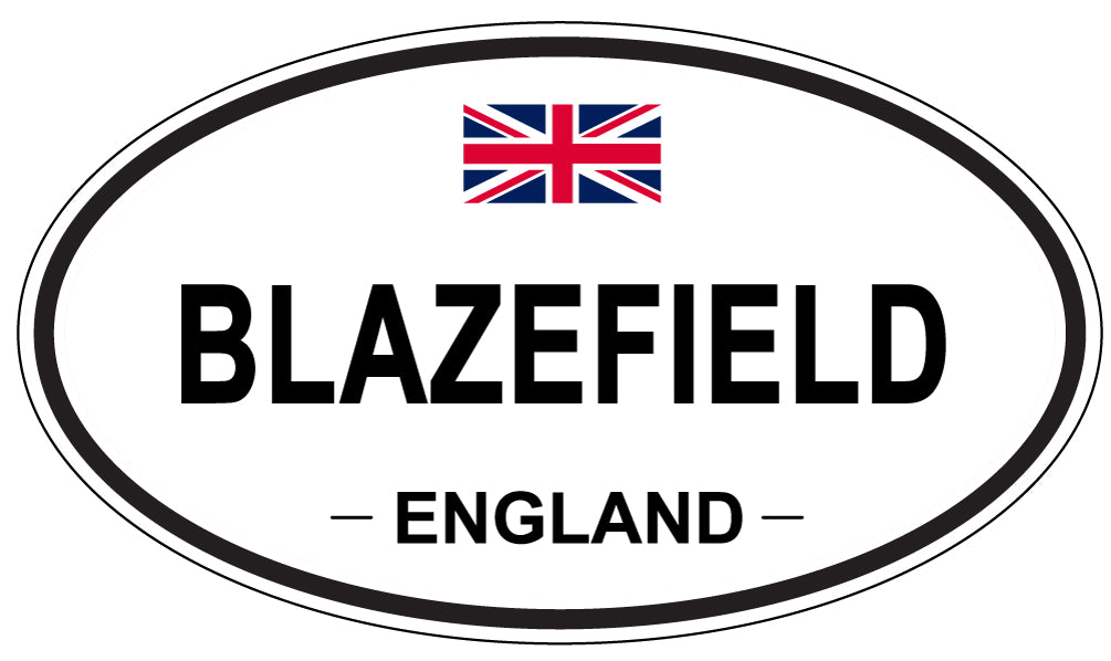BLAZEFIELD, England - Oval Magnet