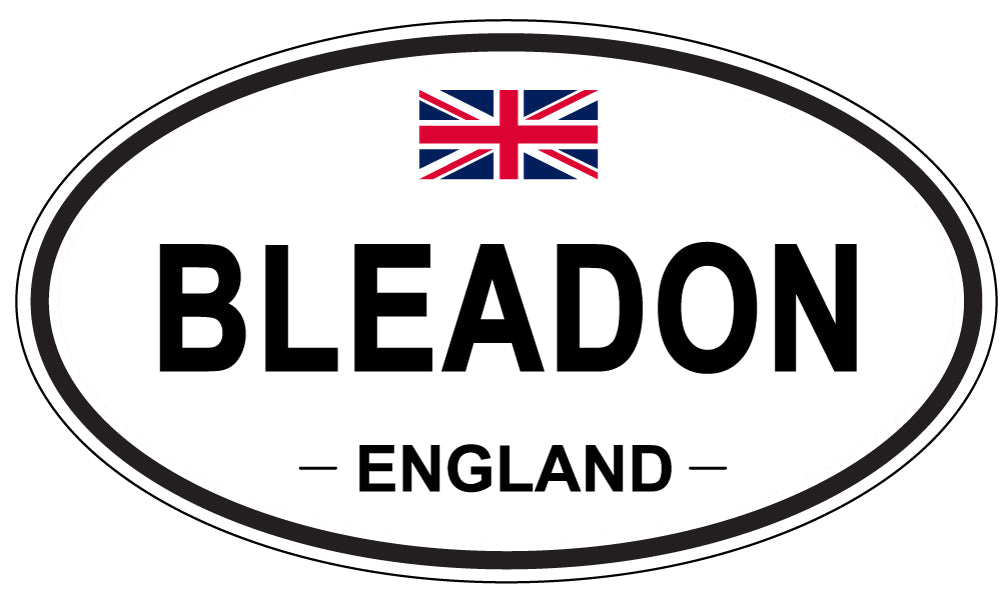 BLEADON, England - Oval Magnet