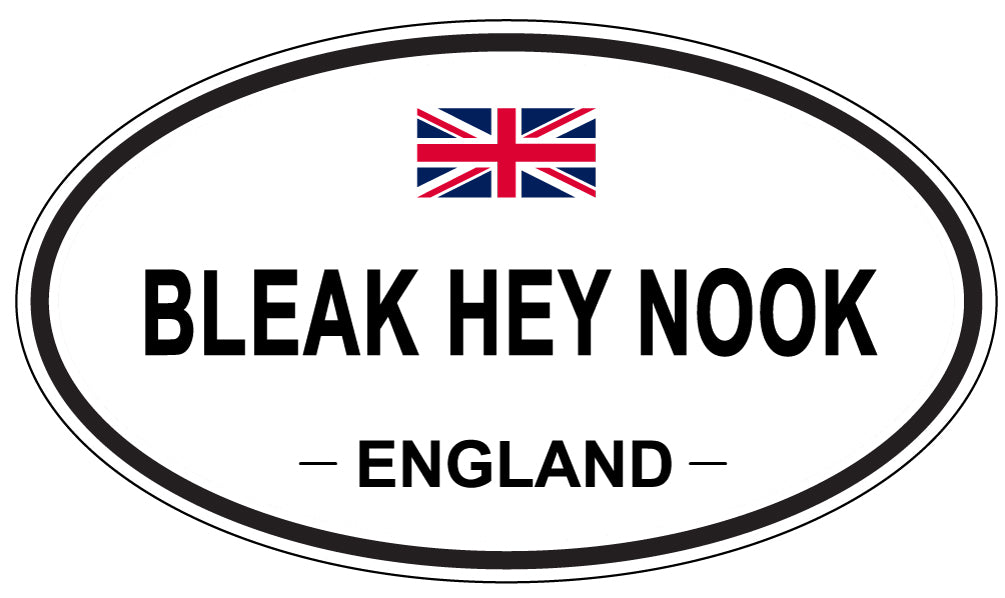 BLEAK HEY NOOK, England - Oval Magnet