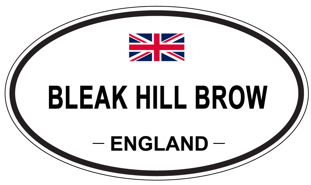 BLEAK HILL BROW, England - Oval Magnet