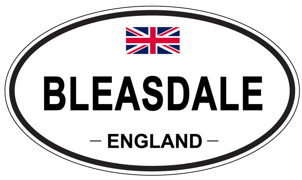 BLEASDALE, England - Oval Magnet