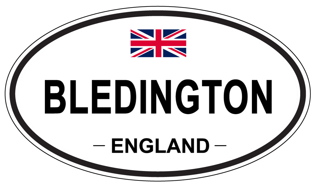 BLEDINGTON, England - Oval Magnet