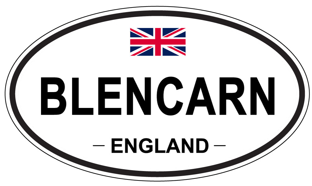BLENCARN, England - Oval Magnet