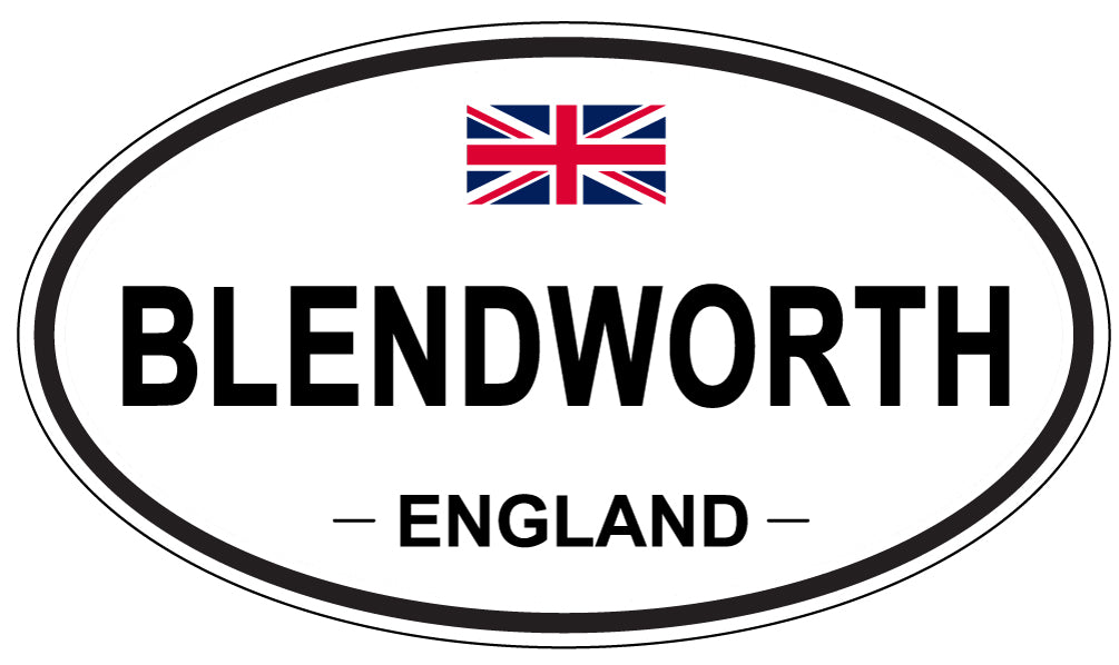 BLENDWORTH, ENGLAND - Oval Sticker