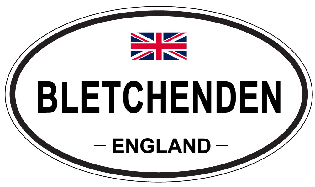 BLETCHENDEN, England - Oval Magnet