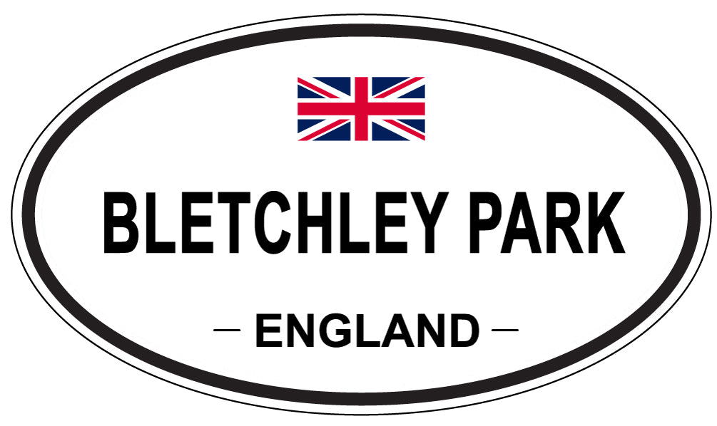 BLETCHLEY PARK, ENGLAND - Oval Sticker