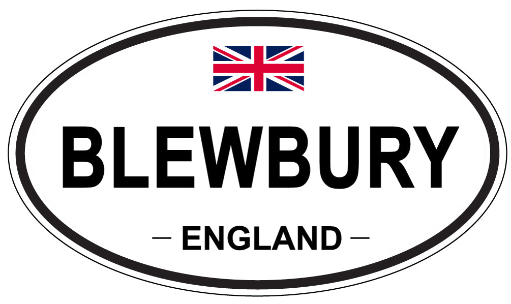BLEWBURY, ENGLAND - Oval Sticker