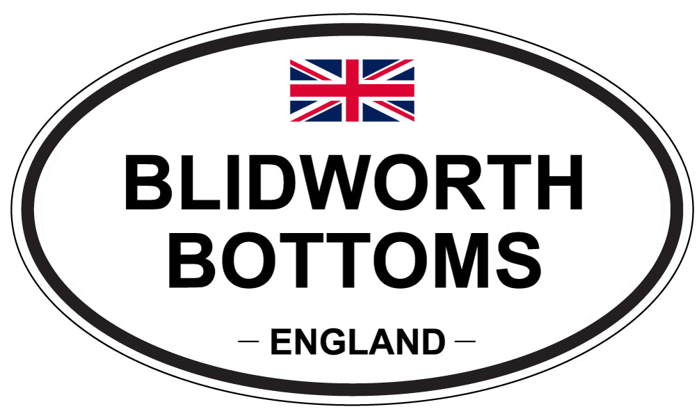 BLIDWORTH BOTTOMS, England - Oval Magnet