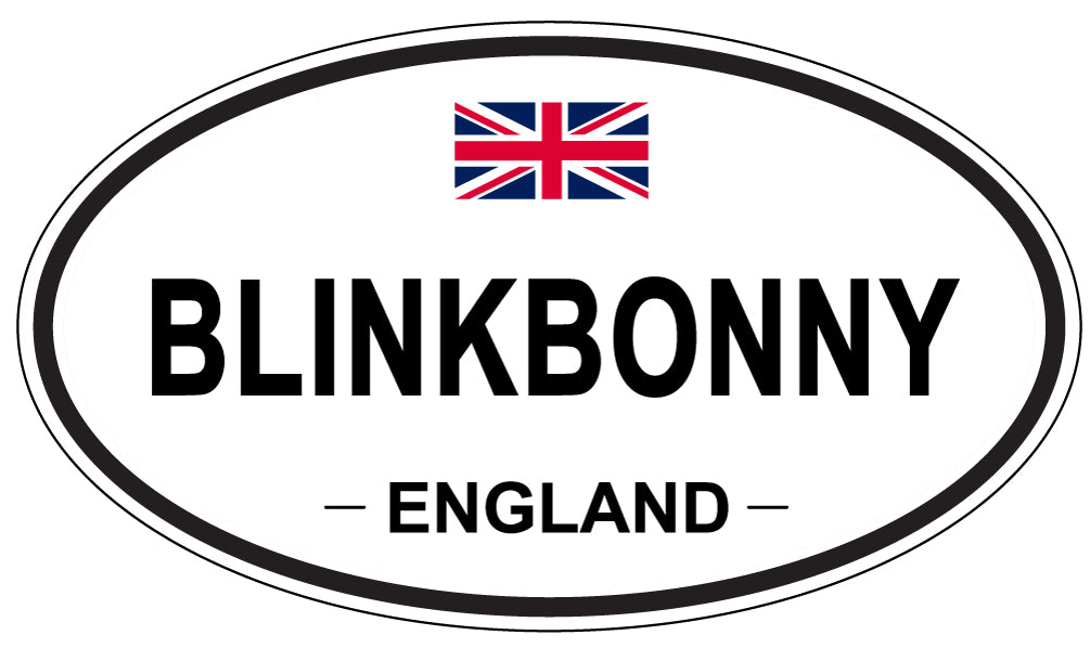 BLINKBONNY, ENGLAND - Oval Sticker