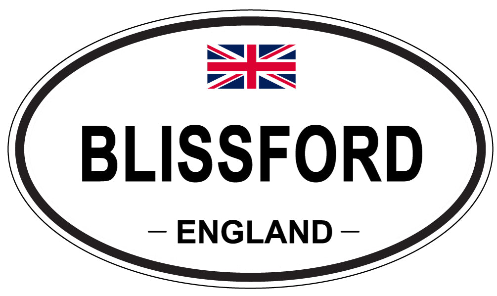 BLISSFORD, England - Oval Magnet