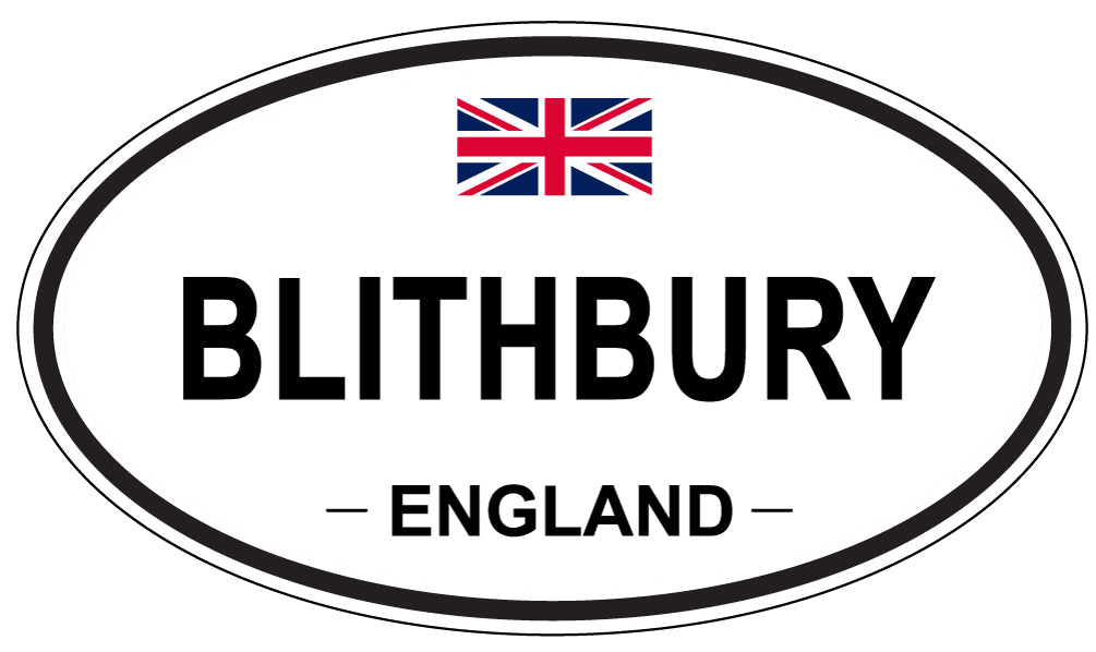 BLITHBURY, ENGLAND - Oval Sticker