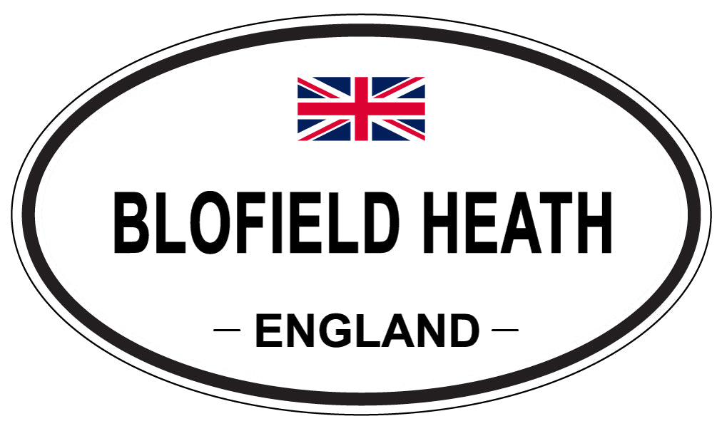 BLOFIELD HEATH, England - Oval Magnet