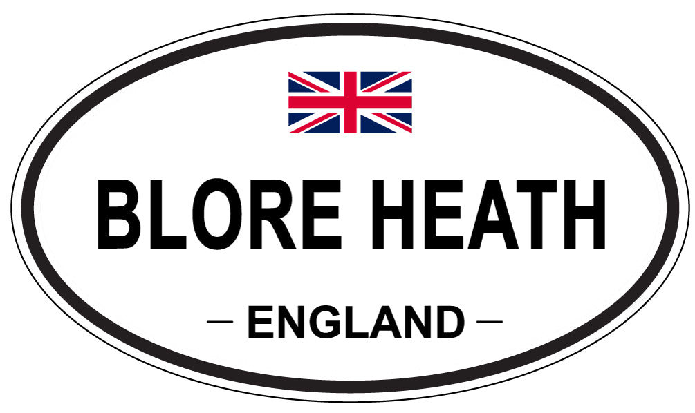 BLORE HEATH, England - Oval Magnet