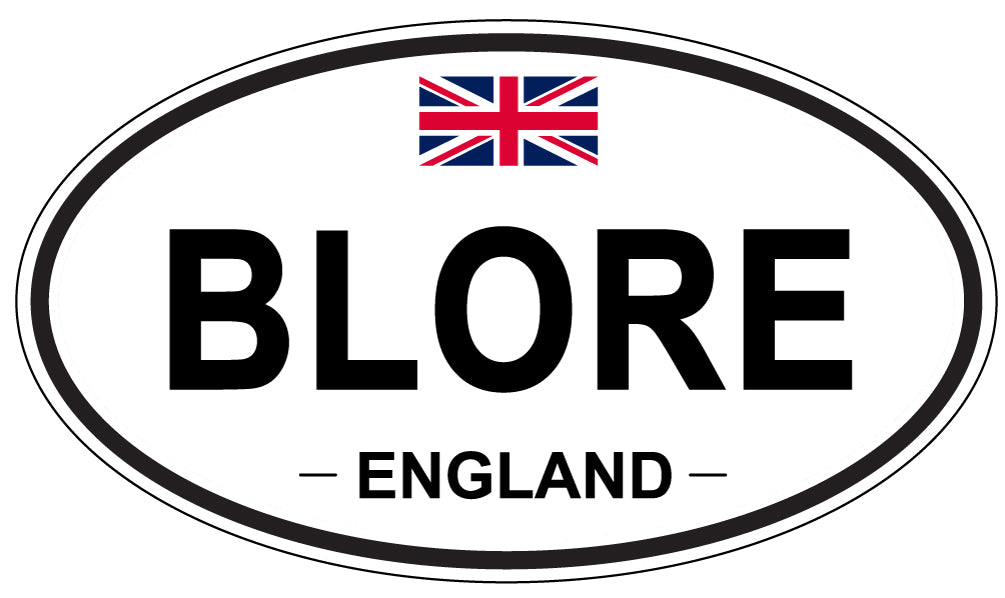 BLORE, England - Oval Magnet
