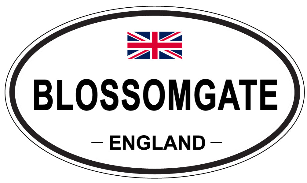 BLOSSOMGATE, ENGLAND - Oval Sticker