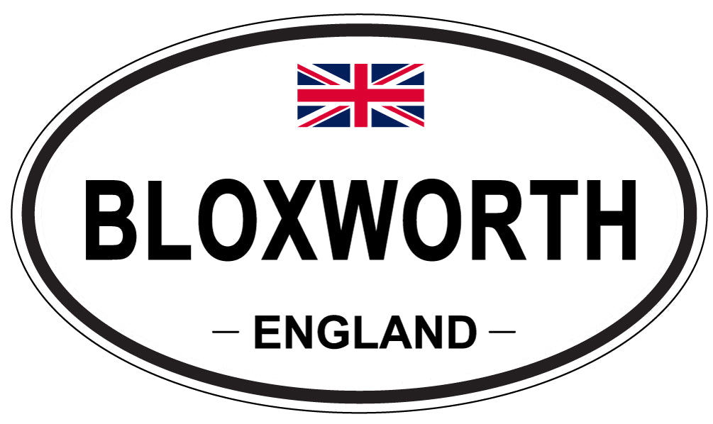 BLOXWORTH, ENGLAND - Oval Sticker