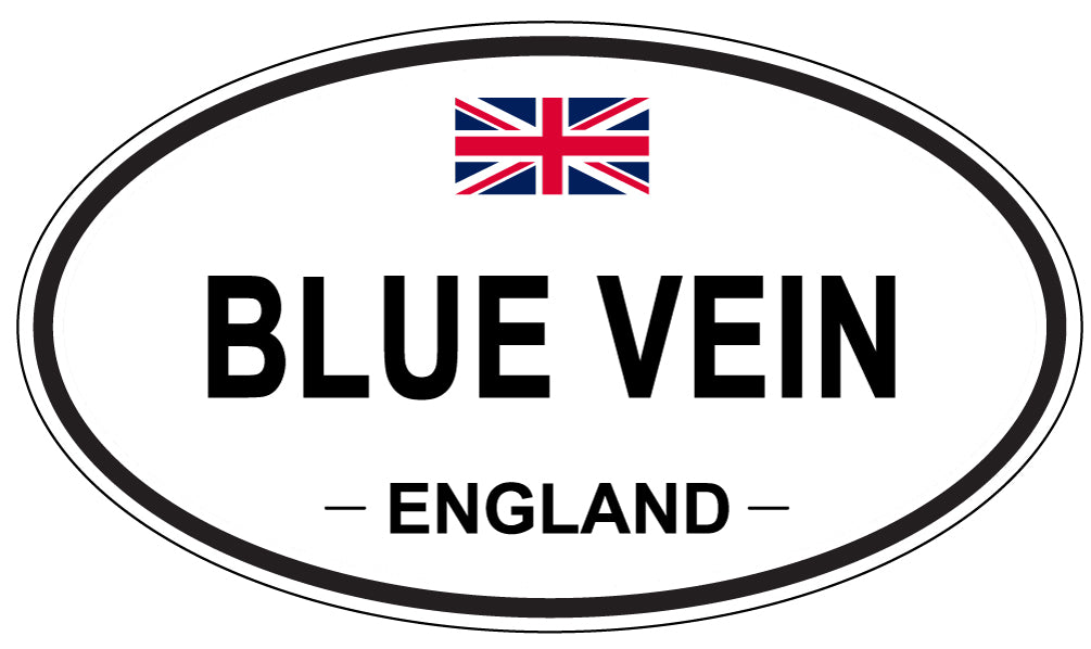 BLUE VEIN, England - Oval Magnet