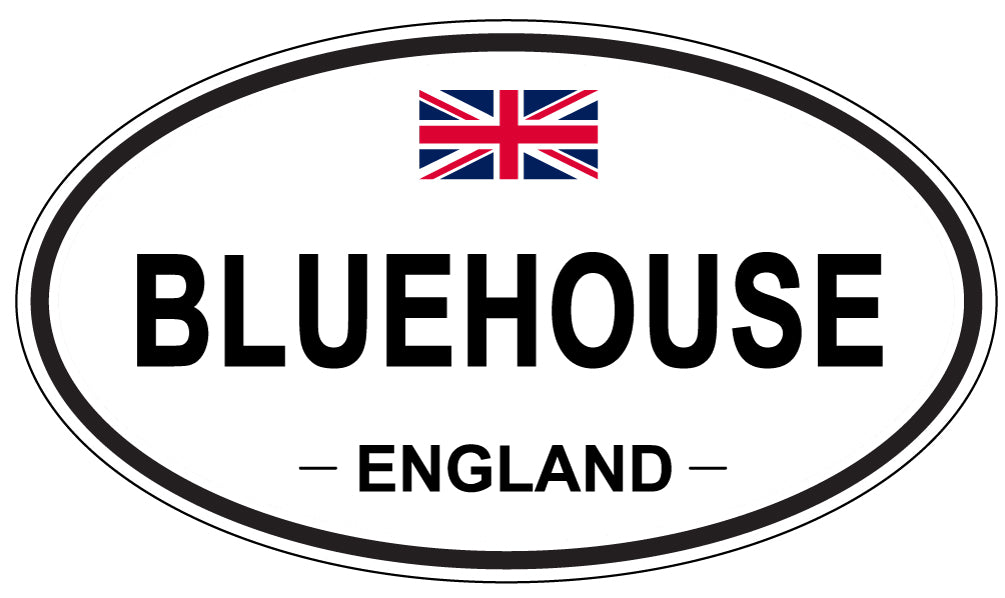 BLUEHOUSE, England - Oval Magnet
