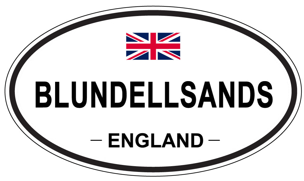 BLUNDELLSANDS, England - Oval Magnet