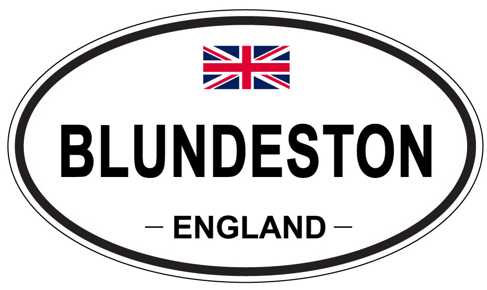 BLUNDESTON, England - Oval Magnet