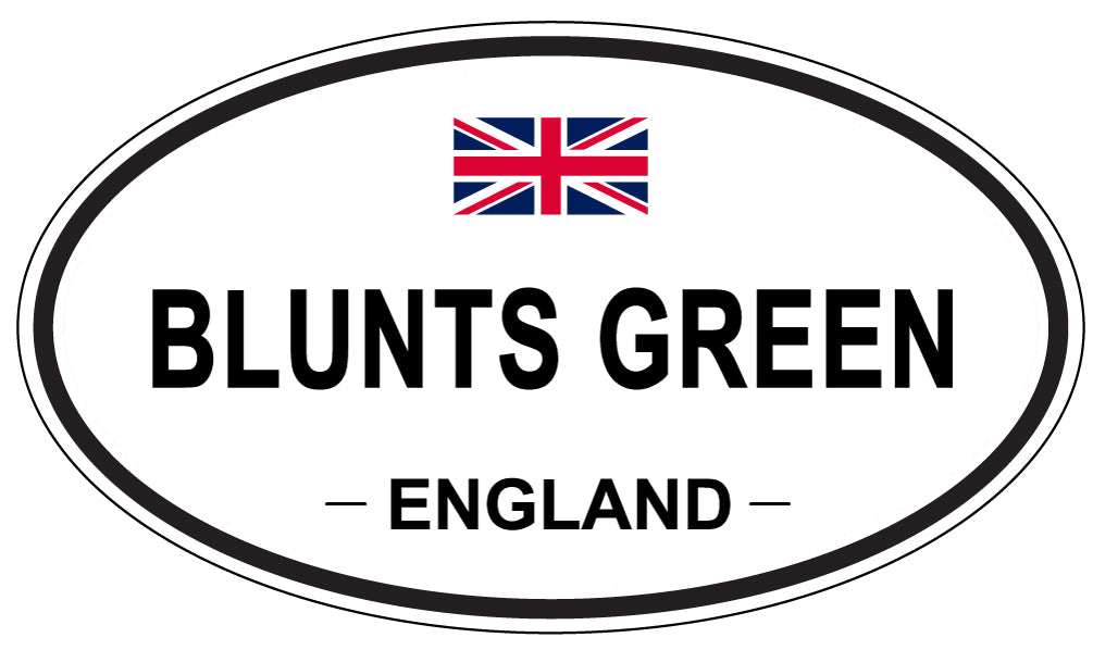 BLUNTS GREEN, England - Oval Magnet