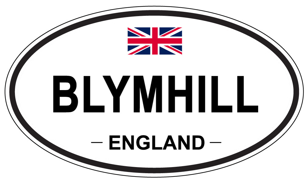 BLYMHILL, England - Oval Magnet