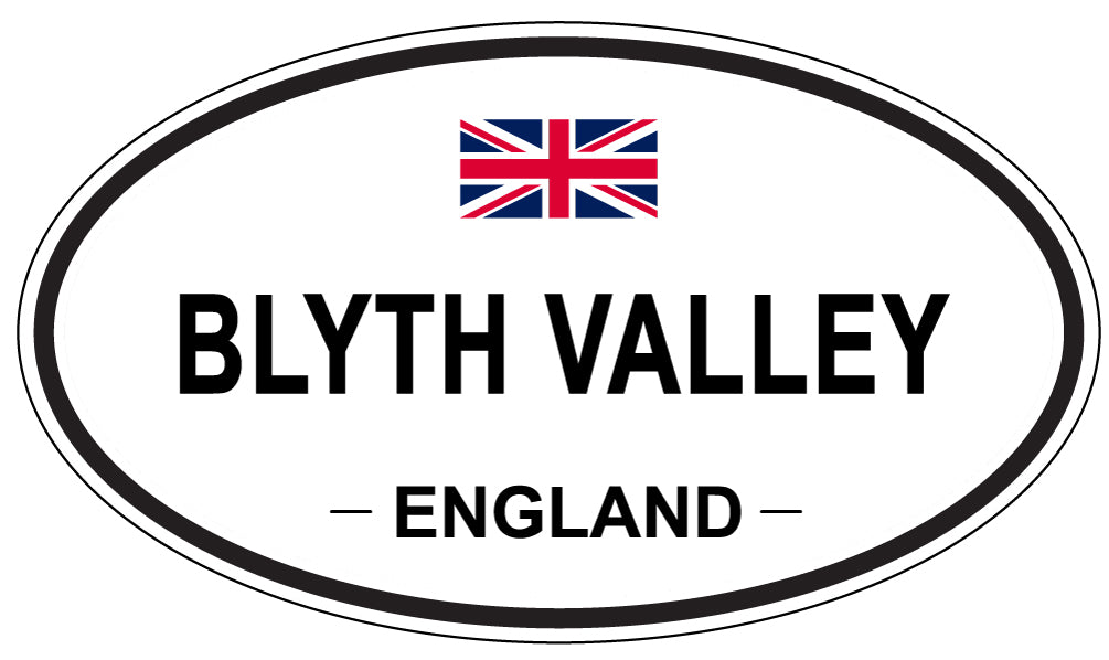 BLYTH VALLEY, England - Oval Magnet